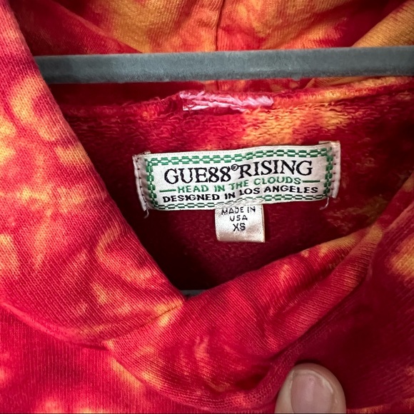 Gue88 Rising Orange Tie Dye Hoodie - Picture 6 of 6